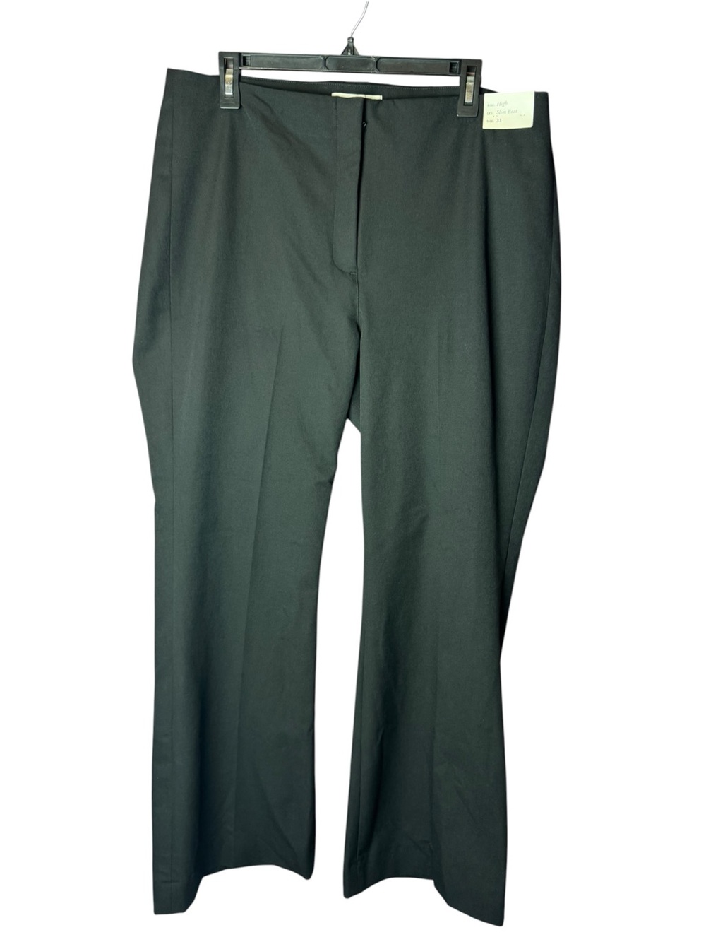A&F Forme High Rise Slim Boot Pant Black 33